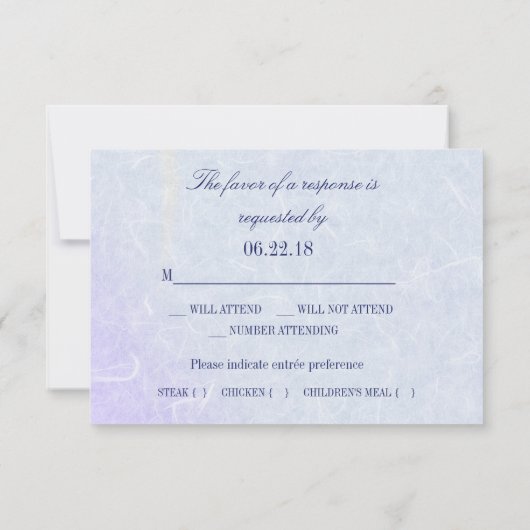 Schotse distel bloemenbruiloft RSVP (Achterkant)