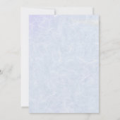 Schotse distel bloemenbruiloft uitnodiging (Achterkant)