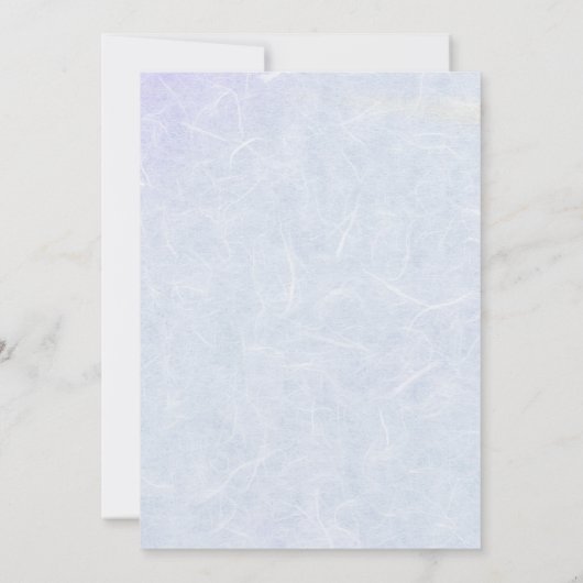 Schotse distel bloemenbruiloft uitnodiging (Achterkant)