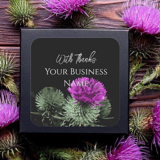 Schotse distel dank u plein Sticker