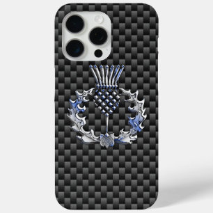 Schotse Distel Decor op een iPhone 15 Pro Max Hoesje