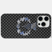 Schotse Distel Decor op een Case-Mate iPhone Case (Achterkant (horizontaal))