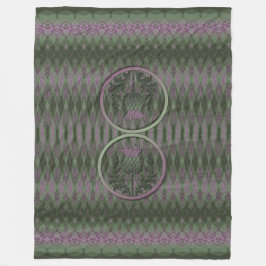 Schotse Distel Fleece Deken