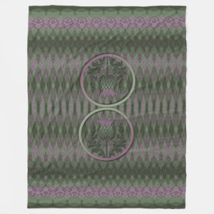 Schotse Distel Fleece Deken