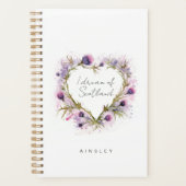 Schotse distel hart Waterverf Planner (Voorkant)