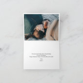 Schotse distel hart Waterverf Valentijns Kaart (Binnen)