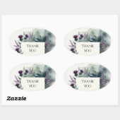 Schotse Distel Heather Watercolour Sticker (Vel)