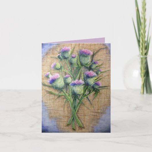 Schotse Distel Kaart (Voorkant)