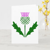 Schotse Distel Kaart (Gele Bloem)