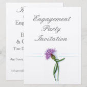 Schotse distel, Keltische verlovingsfeest Kaart (Voorkant / Achterkant)