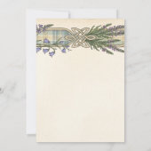 Schotse Distel Roos Keltisch Hart Save the Date C (Achterkant)