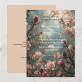 Schotse Distel Trouw Uitnodiging | Florale Boho (Voorkant / Achterkant)