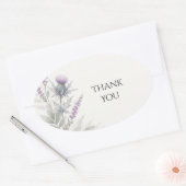 Schotse Distel Varen Bedankt Sticker (Envelop)