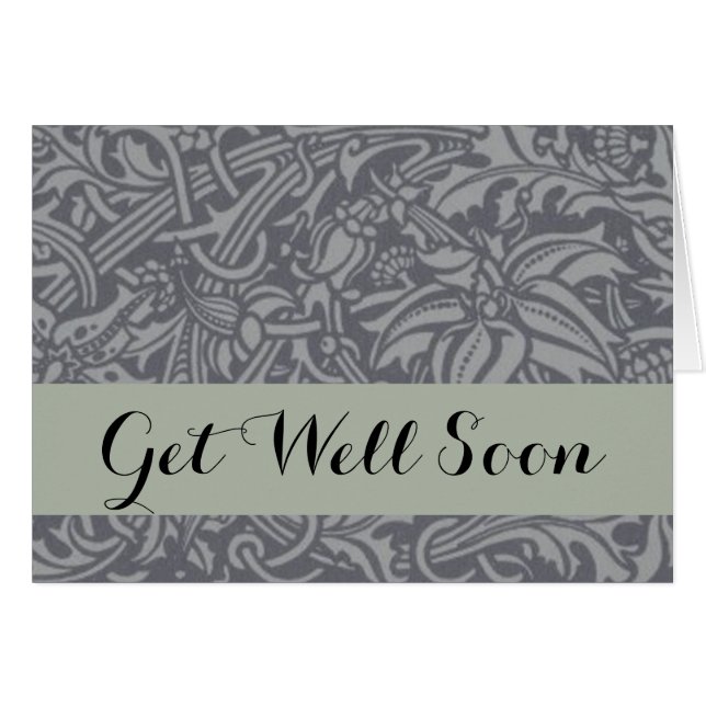 Schotse distelknoop William Morris Style (Voorkant Horizontaal)