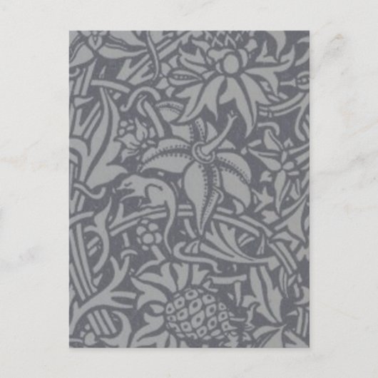 Schotse distelknoop William Morris Style Briefkaart (Voorkant)