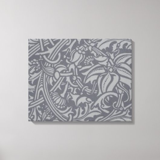 Schotse distelknoop William Morris Style Canvas Afdruk (Voorkant)