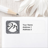 Schotse distelknoop William Morris Style Etiket (Insitu)