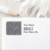 Schotse distelknoop William Morris Style Etiket (Insitu)