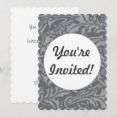 Schotse distelknoop William Morris Style Kaart (Voorkant / Achterkant)