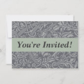 Schotse distelknoop William Morris Style Kaart (Voorkant)