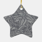 Schotse distelknoop William Morris Style Keramisch Ornament (Achterkant)