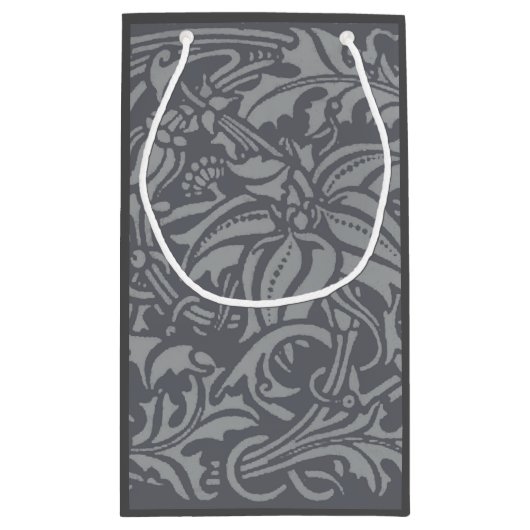 Schotse distelknoop William Morris Style Klein Cadeauzakje (Achterkant)