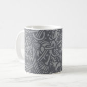 Schotse distelknoop William Morris Style Koffiemok (Voorkant links)