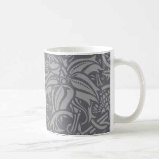 Schotse distelknoop William Morris Style Koffiemok (Rechts)
