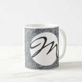 Schotse distelknoop William Morris Style Koffiemok (Voorkant rechts)