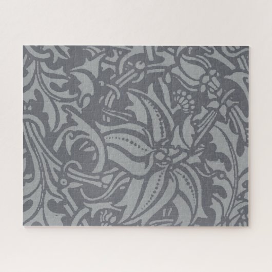 Schotse distelknoop William Morris Style Legpuzzel (Horizontaal)