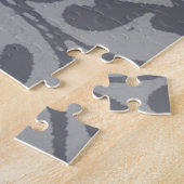 Schotse distelknoop William Morris Style Legpuzzel (Zijkant)