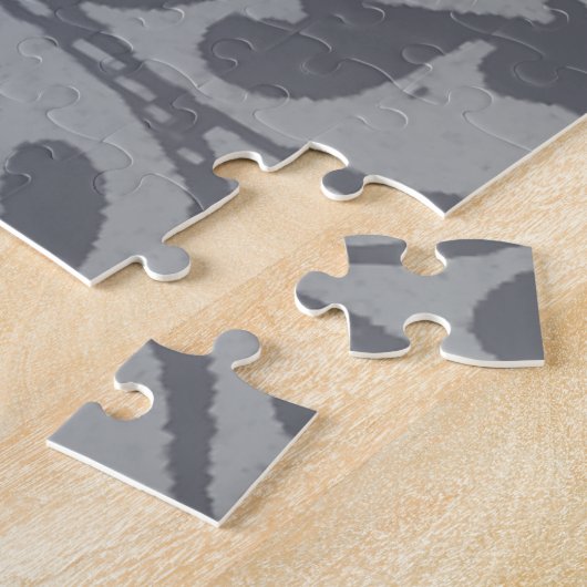 Schotse distelknoop William Morris Style Legpuzzel (Zijkant)