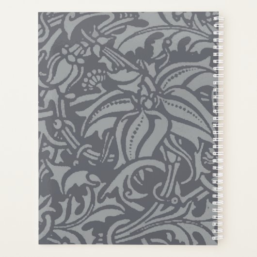 Schotse distelknoop William Morris Style Planner (Achterkant)