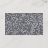 Schotse distelknoop William Morris Style Visitekaartje (Achterkant)