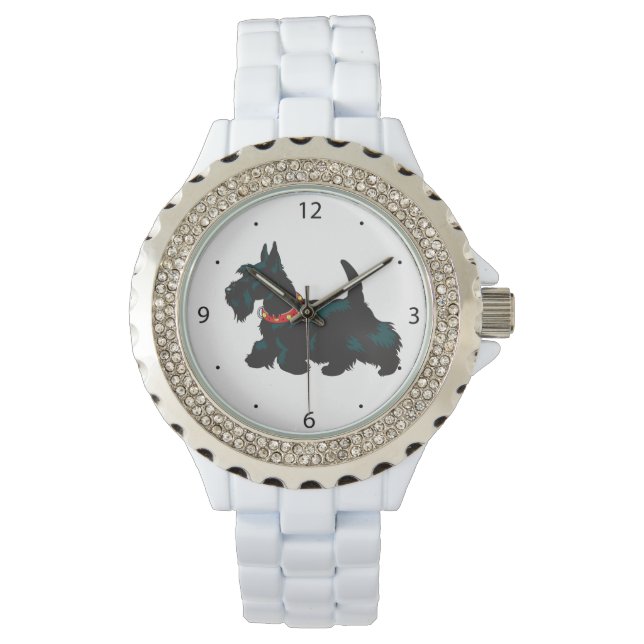 schotse doodshond horloge (Voorkant)