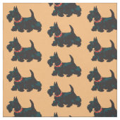schotse doodshond stof (Swatch)