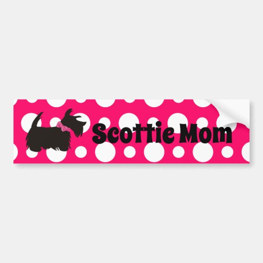 Schotse doodsmoeder, Schotse mama-bumpersticker Bumpersticker (Voorkant)