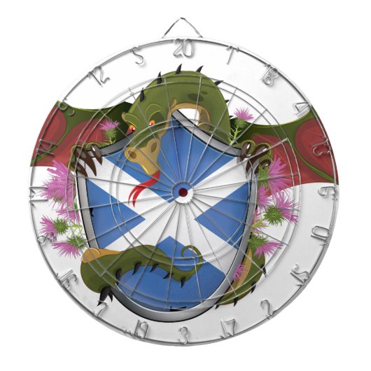 Schotse Draak Dartbord (Voorkant)