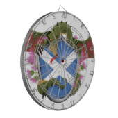 Schotse Draak Dartbord (Voorkant Links)
