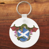 Schotse Draak Sleutelhanger (Voorkant)
