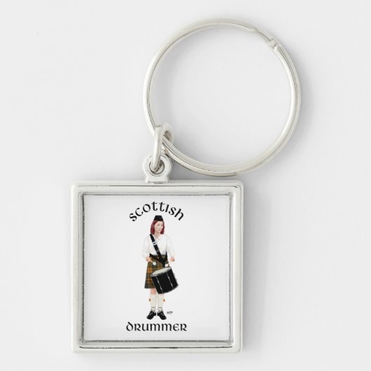 Schotse Drummer - Butterscotch Sleutelhanger (Voorkant)