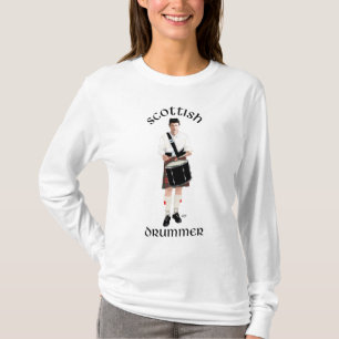 Schotse Drummer - Rode Kilt T-shirt