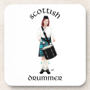 Schotse Drummer - Turquoise Onderzetter