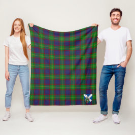 Schotse Durie Tartan Schotse ruit Fleece Deken