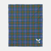 Schotse Edmonstone Tartan Plaid Fleece Deken (Voorkant)