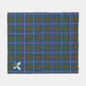 Schotse Edmonstone Tartan Plaid Fleece Deken (Voorkant (Horizontaal))