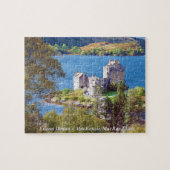 Schotse Eilean Donan - MacKenzie/MacRae Clans Legpuzzel (Horizontaal)