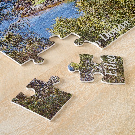 Schotse Eilean Donan - MacKenzie/MacRae Clans Legpuzzel (Zijkant)