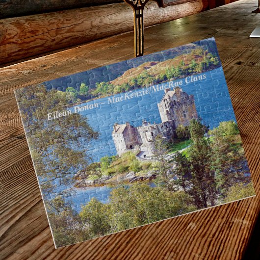 Schotse Eilean Donan - MacKenzie/MacRae Clans Legpuzzel