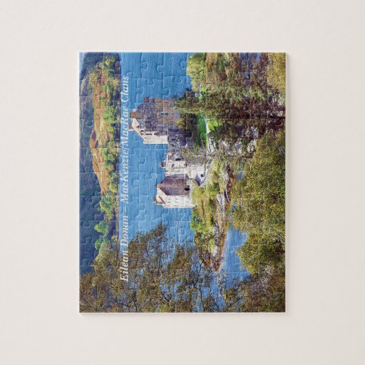Schotse Eilean Donan - MacKenzie/MacRae Clans Legpuzzel (Verticaal)